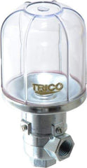 Trico - 1 Outlet, Plastic Bowl, 4 Ounce Constant-Level Oil Reservoir - 1/4 NPT Outlet, 2-5/16" Diam x 5-1/16" High - All Tool & Supply