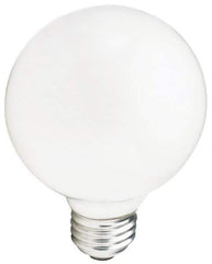 Philips - 40 Watt Incandescent Decorative Medium Screw Lamp - 2,700°K Color Temp, 415 Lumens, 120 Volts, Dimmable, G25, 2,000 hr Avg Life - All Tool & Supply