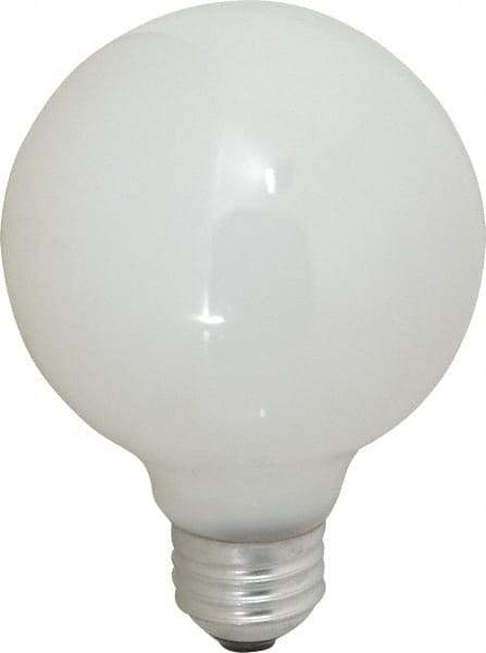 Philips - 25 Watt Incandescent Decorative Medium Screw Lamp - 2,700°K Color Temp, 210 Lumens, 120 Volts, Dimmable, G25, 2,000 hr Avg Life - All Tool & Supply