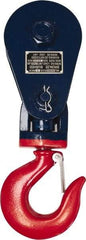 Value Collection - 17, 600 Lbs. Load Limit, Side Release Snatch Block - Single Sheave, 6 Inch Outside Diameter, Wire Rope, 5/8 Inch Diameter, Steel - All Tool & Supply