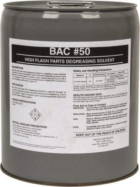 Made in USA - 5 Gal Pail Parts Washer Fluid - Solvent-Based - All Tool & Supply