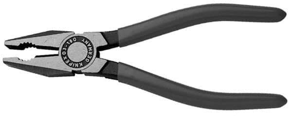 Knipex - 7" OAL, 15/32" Capacity, Insulated Wire Cutting Pliers - Standard Head - All Tool & Supply