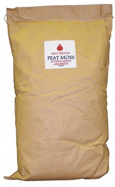 Made in USA - 25 Lb Bag Heat-Treated Peat Moss Granular Sorbent - Universal Use - All Tool & Supply