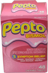 Medique - Pepto Bismol Tablets - Antacids & Stomach Relief - All Tool & Supply