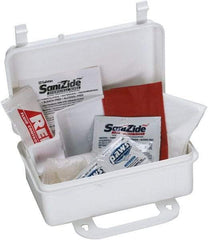 Medique - 10 Piece, 1 Person, Body Fluid Clean-Up First Aid Kit - 3-1/2" Wide x 2" Deep x 5" High, Plastic Case - All Tool & Supply