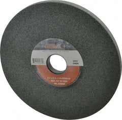 Camel Grinding Wheels - 8" Diam x 1-1/4" Hole x 1/2" Thick, I Hardness, 60 Grit Surface Grinding Wheel - Silicon Carbide, Type 1, Medium Grade, 3,600 Max RPM, Vitrified Bond, No Recess - All Tool & Supply