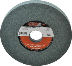 Camel Grinding Wheels - 7" Diam x 1-1/4" Hole x 3/4" Thick, I Hardness, 60 Grit Surface Grinding Wheel - Silicon Carbide, Type 5, Medium Grade, 3,760 Max RPM, Vitrified Bond, One-Side Recess - All Tool & Supply