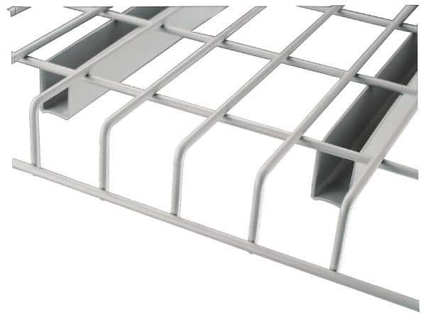 Nashville Wire - 34" Wide, 1-1/2" High, Open Shelving Welded Wire Decking - Steel, 42" Deep, Use with Pallet Racks - All Tool & Supply