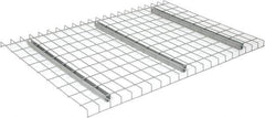 Nashville Wire - 52" Wide, 1-1/2" High, Open Shelving Welded Wire Decking - Steel, 36" Deep, Use with Pallet Racks - All Tool & Supply