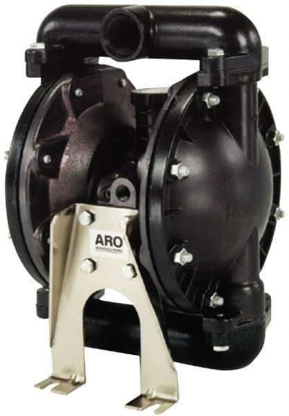 ARO/Ingersoll-Rand - 1" NPT, Metallic, Air Operated Diaphragm Pump - PTFE Diaphragm, Stainless Steel Housing - All Tool & Supply