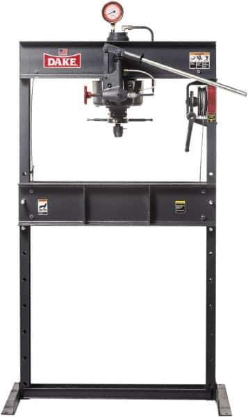 Dake - 75 Ton Manual Shop Press - 4-1/2 Inch Stroke - All Tool & Supply