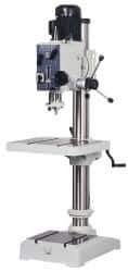 Vectrax - 20-7/16" Swing, Geared Head Drill Press - Variable Speed, 1 hp, Three Phase - All Tool & Supply