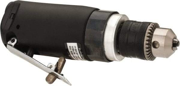 Florida Pneumatic - 3/8" Keyed Chuck - Inline Handle, 20,000 RPM, 4 CFM, 0.3333 hp, 60-90 psi - All Tool & Supply