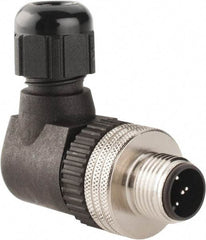 Brad Harrison - 4 Amp, Male 90° Field Attachable Connector Sensor and Receptacle - 30 VAC, 36 VDC, IP67 Ingress Rating - All Tool & Supply