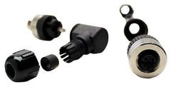 Brad Harrison - 4 Amp, Female Straight Field Attachable Connector Sensor and Receptacle - 30 VAC, 36 VDC, IP67 Ingress Rating - All Tool & Supply