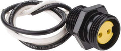 Brad Harrison - 13 Amp, Female Straight Receptacle - 600 VAC/VDC, 0.31m Cable Length, IP67 Ingress Rating - All Tool & Supply