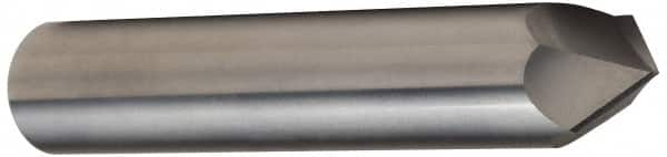 Accupro - 3/4" Diam 2 Flute Double End Solid Carbide Chamfer Mill - All Tool & Supply