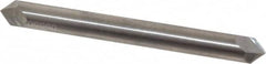 Accupro - 1/4" Diam 2 Flute Double End Solid Carbide Chamfer Mill - All Tool & Supply