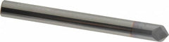 Accupro - 1/4" Diam 2 Flute Single End Solid Carbide Chamfer Mill - All Tool & Supply