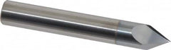 Accupro - 3/8" Diam 2 Flute Single End Solid Carbide Chamfer Mill - All Tool & Supply