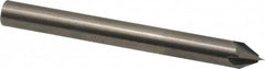 Accupro - 1/4" Diam 4 Flute Single End Solid Carbide Chamfer Mill - All Tool & Supply