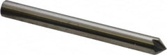 Accupro - 1/4" Diam 4 Flute Single End Solid Carbide Chamfer Mill - All Tool & Supply