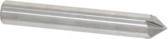 Accupro - 3/8" Diam 4 Flute Single End Solid Carbide Chamfer Mill - All Tool & Supply