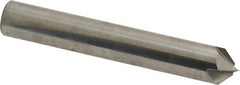 Accupro - 3/8" Diam 4 Flute Single End Solid Carbide Chamfer Mill - All Tool & Supply