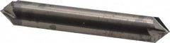 Accupro - 3/8" Diam 4 Flute Double End Solid Carbide Chamfer Mill - All Tool & Supply