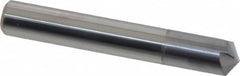 Accupro - 3/8" Diam 4 Flute Single End Solid Carbide Chamfer Mill - All Tool & Supply