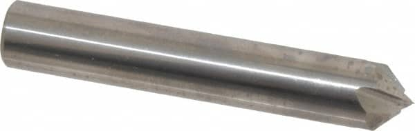 Accupro - 1/2" Diam 4 Flute Single End Solid Carbide Chamfer Mill - All Tool & Supply