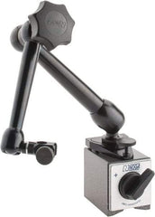 Noga - 175 Lb Magnetic Force, Fine Adjustment Indicator Positioner & Holder with Base - Articulated Arm, Rectangular Base, 55mm Base Height, 60mm Base Length, 50mm Base Width - All Tool & Supply