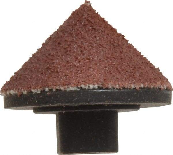 Superior Abrasives - 1/8" Diam 60 Grit 90° Included Angle Center Lap - Aluminum Oxide, Medium Grade, Shank Mounted - All Tool & Supply