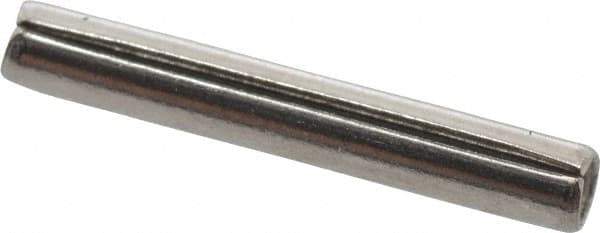 Value Collection - 1/16" Diam x 7/16" Long Slotted Spring Pin - Grade 18-8 Stainless Steel - All Tool & Supply