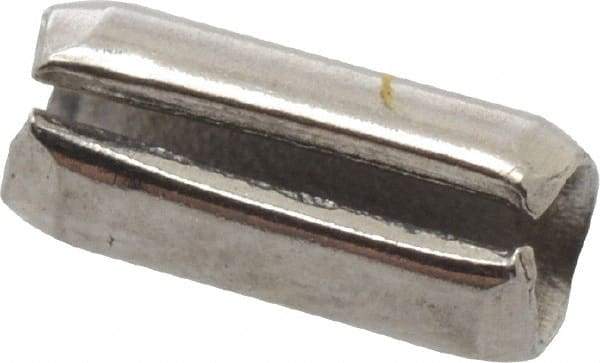 Value Collection - 5/64" Diam x 3/16" Long Slotted Spring Pin - Grade 18-8 Stainless Steel - All Tool & Supply