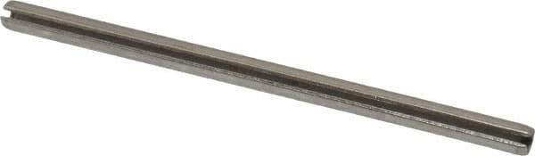 Value Collection - 5/64" Diam x 1-1/2" Long Slotted Spring Pin - Grade 18-8 Stainless Steel - All Tool & Supply