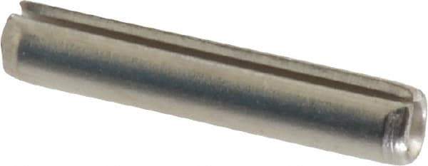 Value Collection - 1/8" Diam x 11/16" Long Slotted Spring Pin - Grade 18-8 Stainless Steel - All Tool & Supply