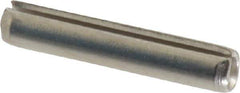 Value Collection - 1/8" Diam x 11/16" Long Slotted Spring Pin - Grade 18-8 Stainless Steel - All Tool & Supply