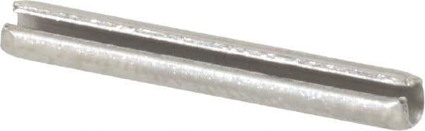 Value Collection - 1/8" Diam x 15/16" Long Slotted Spring Pin - Grade 18-8 Stainless Steel - All Tool & Supply