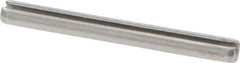 Value Collection - 1/8" Diam x 1-1/4" Long Slotted Spring Pin - Grade 18-8 Stainless Steel - All Tool & Supply