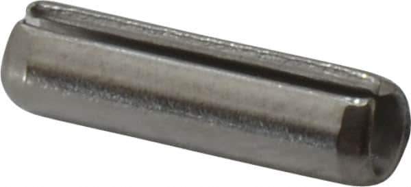 Value Collection - 5/32" Diam x 9/16" Long Slotted Spring Pin - Grade 18-8 Stainless Steel - All Tool & Supply