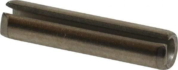 Value Collection - 7/32" Diam x 1" Long Slotted Spring Pin - Grade 18-8 Stainless Steel - All Tool & Supply