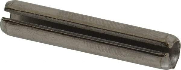 Value Collection - 7/32" Diam x 1-1/8" Long Slotted Spring Pin - Grade 18-8 Stainless Steel - All Tool & Supply