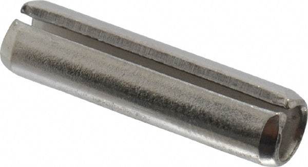 Value Collection - 1/4" Diam x 1" Long Slotted Spring Pin - Grade 18-8 Stainless Steel - All Tool & Supply