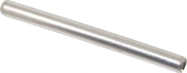 Value Collection - 1/4" Diam x 3" Long Slotted Spring Pin - Grade 18-8 Stainless Steel - All Tool & Supply