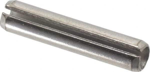 Value Collection - 5/16" Diam x 1-1/2" Long Slotted Spring Pin - Grade 18-8 Stainless Steel - All Tool & Supply