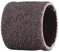 Merit Abrasives - 36 Grit Aluminum Oxide Coated Spiral Band - 1" Diam x 1" Wide, Very Coarse Grade - All Tool & Supply