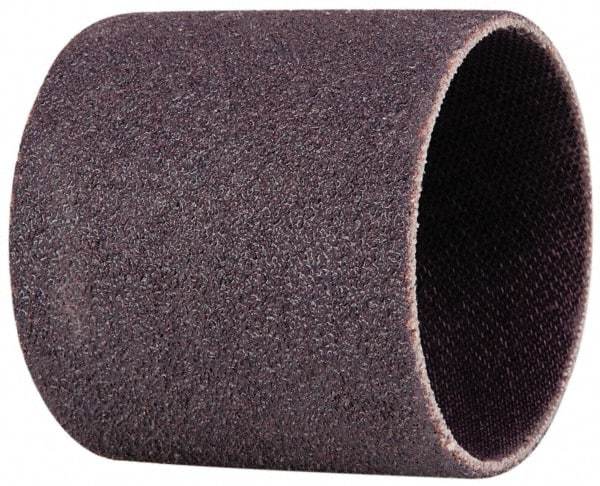 Merit Abrasives - 60 Grit Aluminum Oxide Coated Spiral Band - 1-1/2" Diam x 1-1/2" Wide, Medium Grade - All Tool & Supply