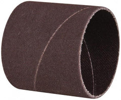 Merit Abrasives - 120 Grit Aluminum Oxide Coated Spiral Band - 1-1/2" Diam x 1-1/2" Wide, Fine Grade - All Tool & Supply