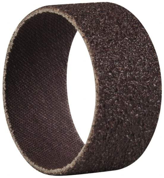 Merit Abrasives - 36 Grit Aluminum Oxide Coated Spiral Band - 2" Diam x 1" Wide, Very Coarse Grade - All Tool & Supply